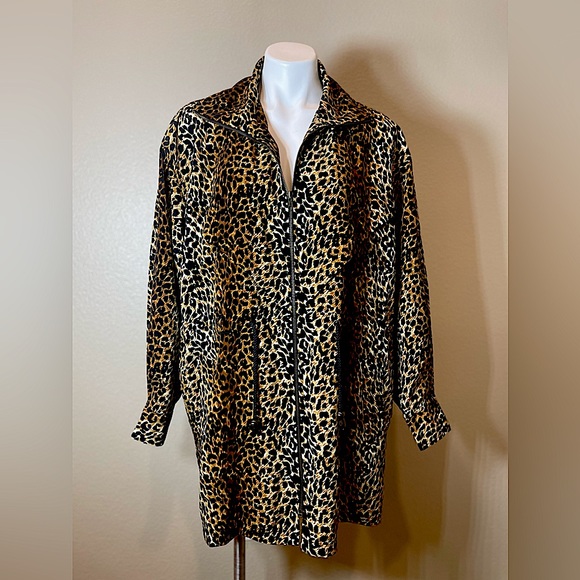 Men's Vintage Camouflage Leopard Print Jacket main image 1